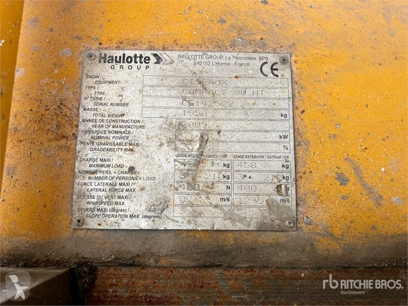 Plataforma elevadora Haulotte 8W NT Electric...