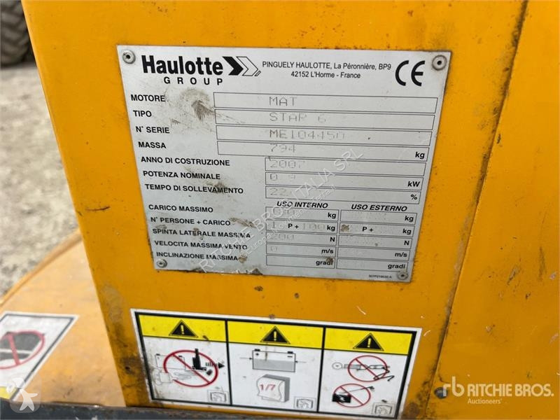 Plataforma elevadora Haulotte Vertical Mast Lift