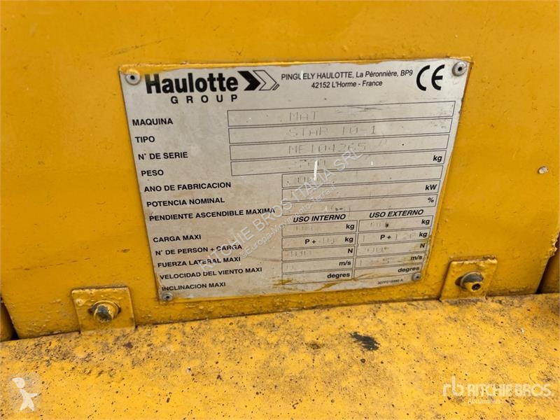 Plataforma elevadora Haulotte Vertical Mast Lift