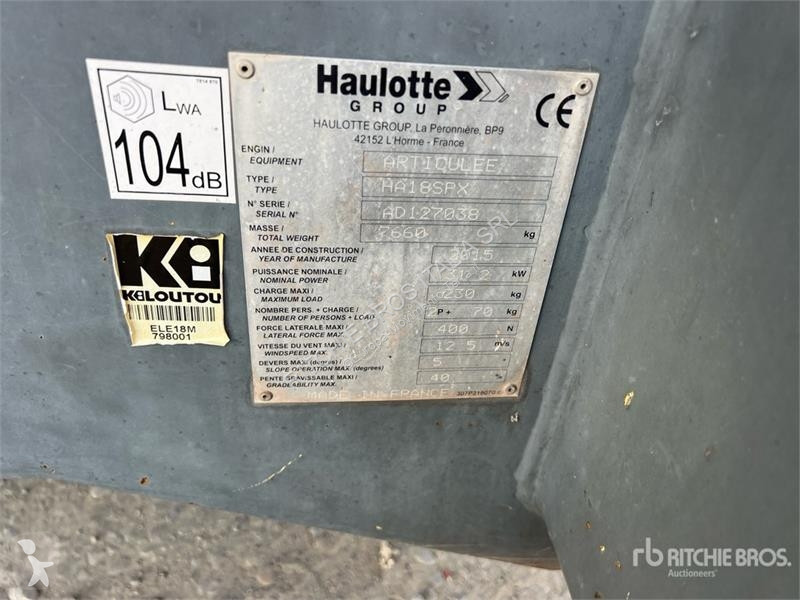 Plataforma elevadora Haulotte Diesel...
