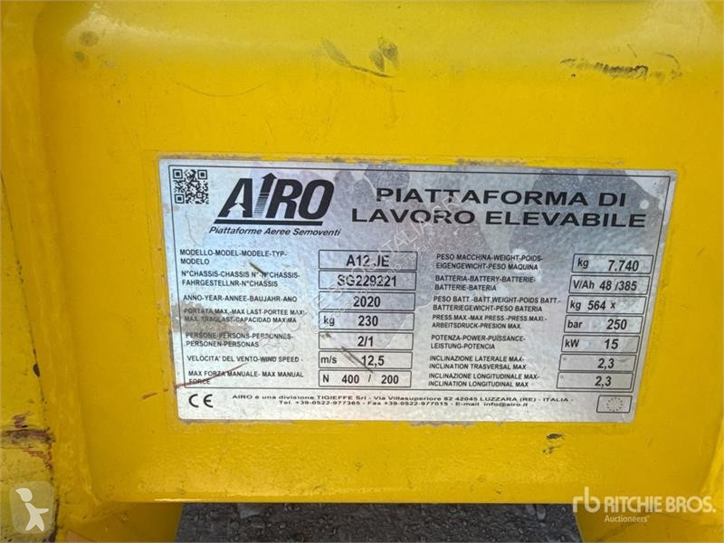 Plataforma elevadora Airo A 12 JE Electric...