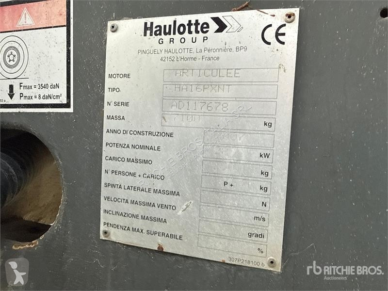 Lift Haulotte HA16PX Articulating Boom Lift