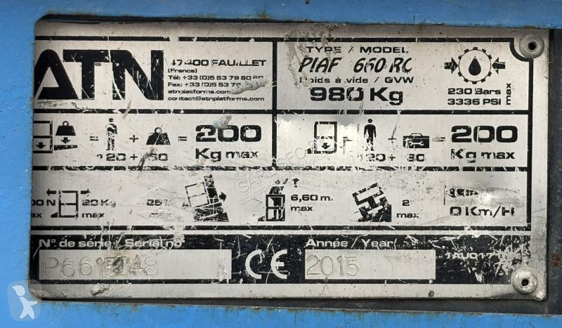 Plataforma elevadora ATN