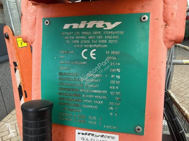 Plataforma Niftylift 120 TAC