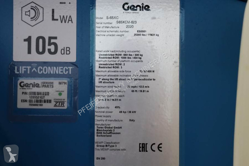 Nacelle Genie XC Valid inspection, *Guarantee!...