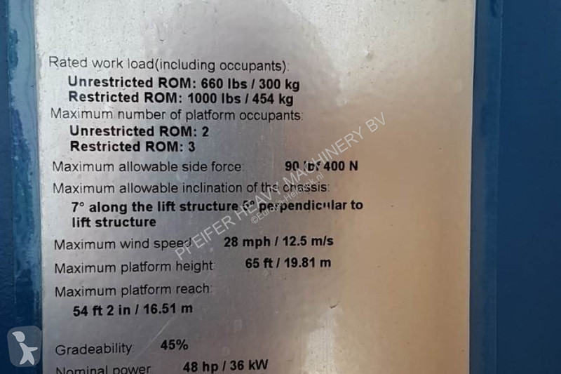 Nacelle Genie XC Valid inspection, *Guarantee!...