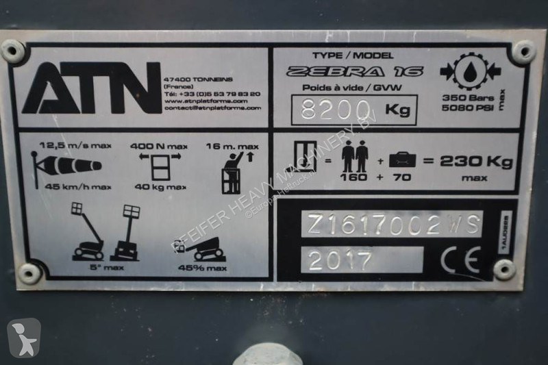 Nacelle ATN Zebra 16 STAB Guarantee! Diesel,...