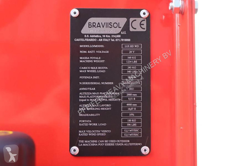 Lift Bravi LUI HD WD Leonardo New, Electric,...