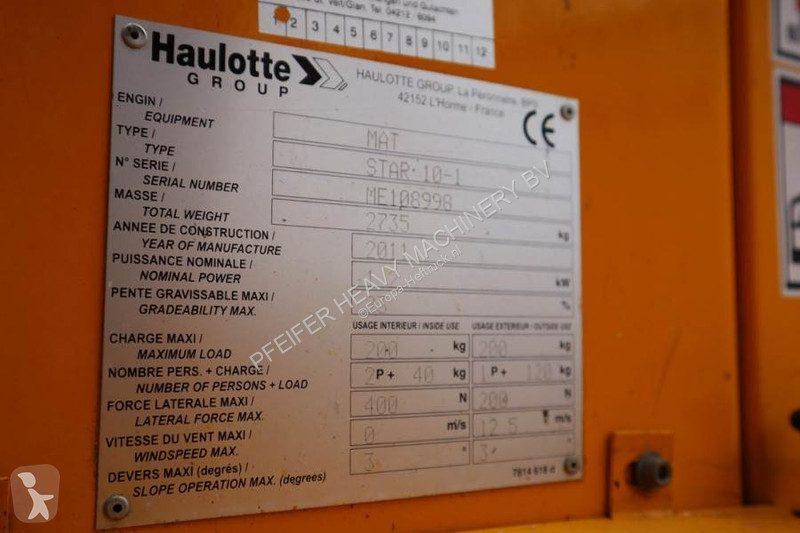 Hoogwerker Haulotte STAR 10 Electric, 10m...