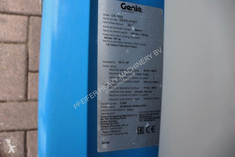 Nacelle Genie E-Drive New And Available...