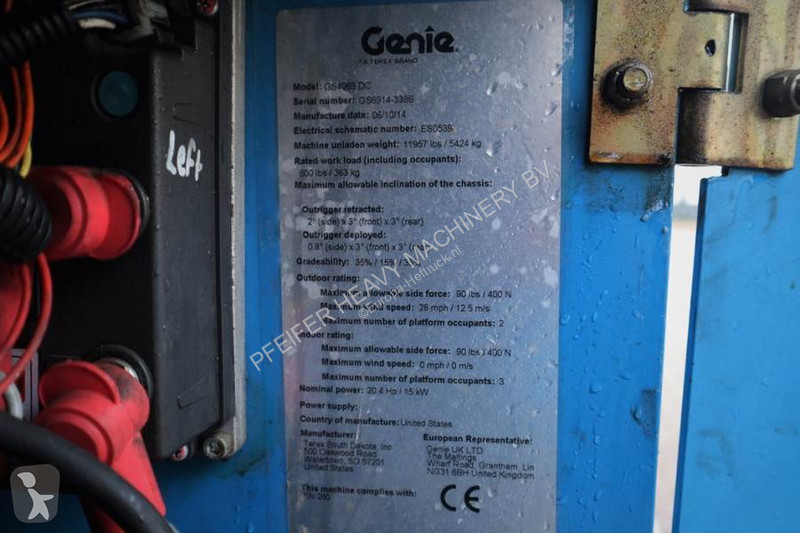 Plataforma Genie Electric, 14m Working Height,...