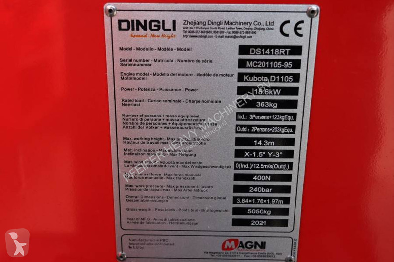 Lift Magni DS1418RT New And Available Directly...