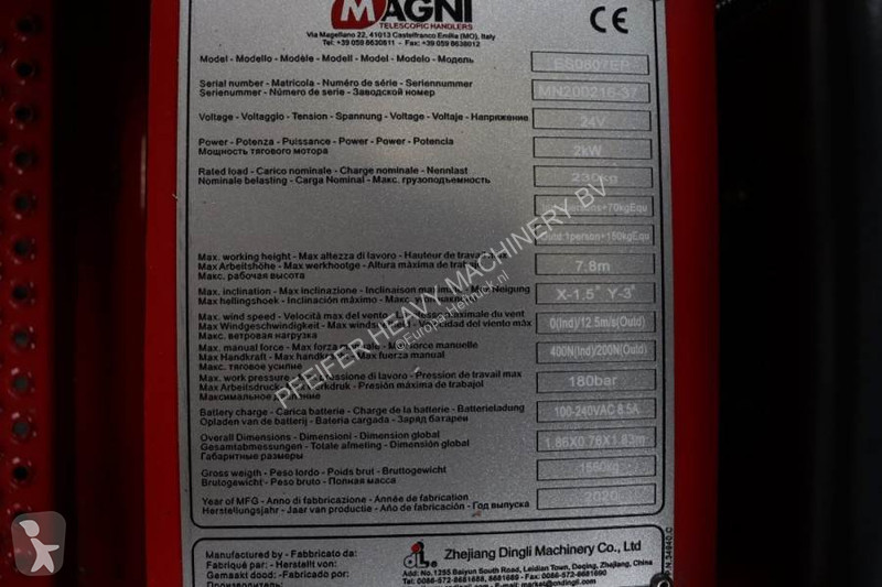 Hoogwerker Magni ES0807EP New And Available...