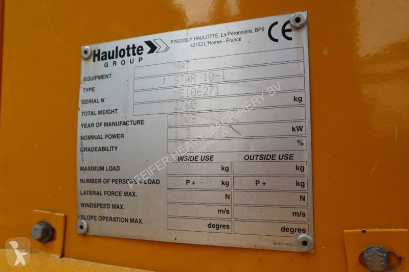 Hoogwerker Haulotte STAR 10 Electric, 10m...