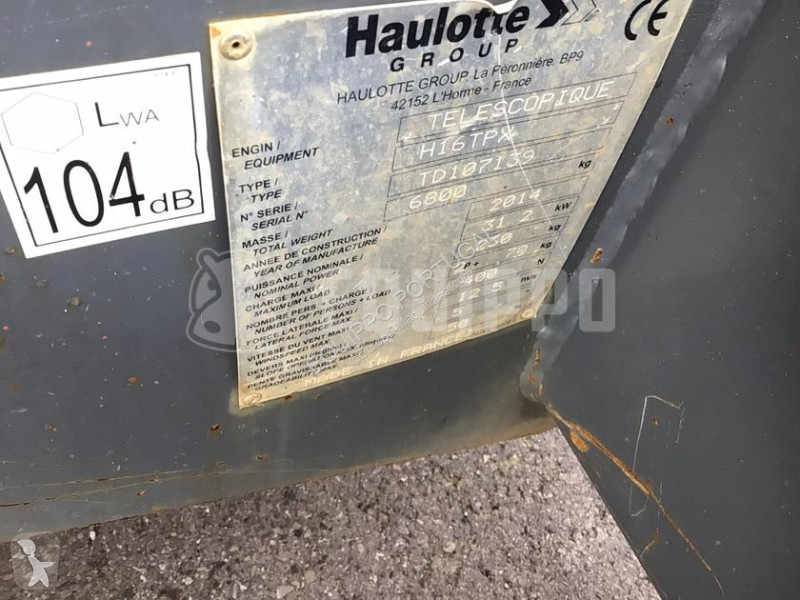 Plataforma Haulotte H16 (15.44 meters)