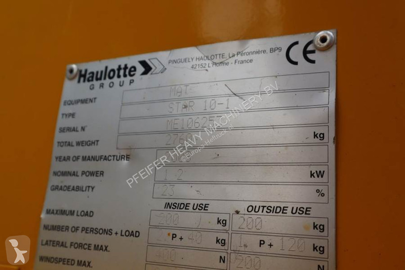 Hoogwerker Haulotte STAR 10 Electric, 10m...