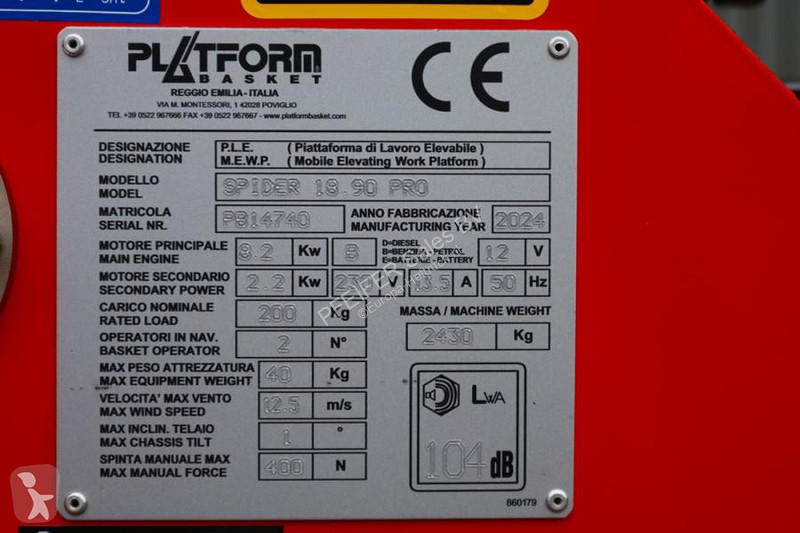 Вишка Platform Basket Spider 18.90 PRO CE...