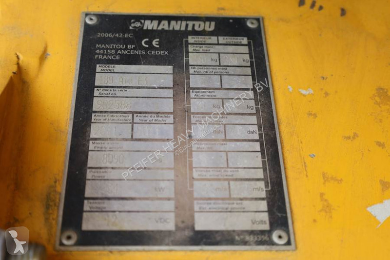 Nacela Manitou Diesel, 4x4x4 Drive, 18m Working...