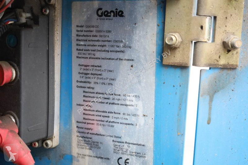 Nacelle Genie G69 Electric, 14m Working Height,...
