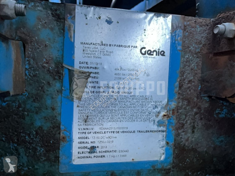 Plataforma Genie TZ-50 DC w/Drive (17m)