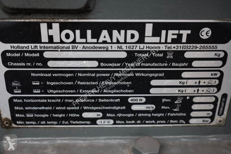 Plataforma Hollandlift Ecostar HL-7810...