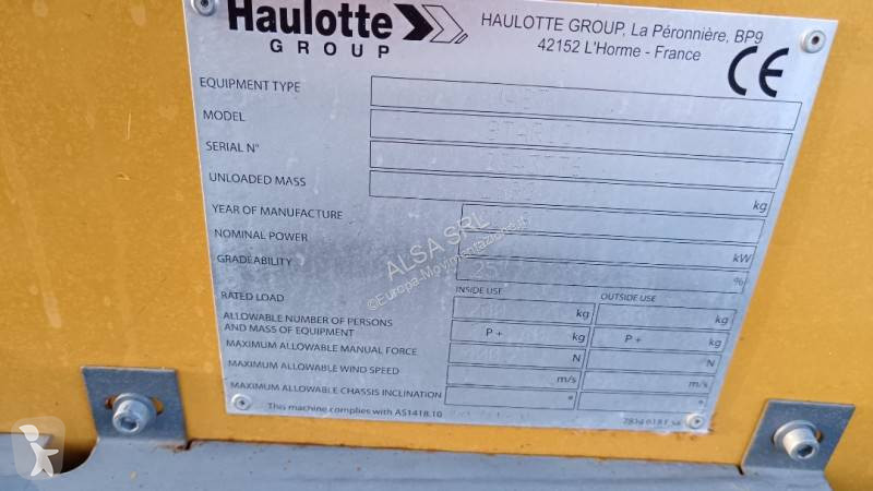 Nacelle Haulotte