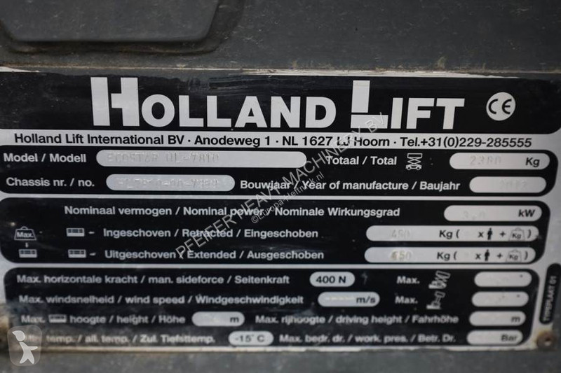 Lift Hollandlift Ecostar HL-7810 Electric, 10m...