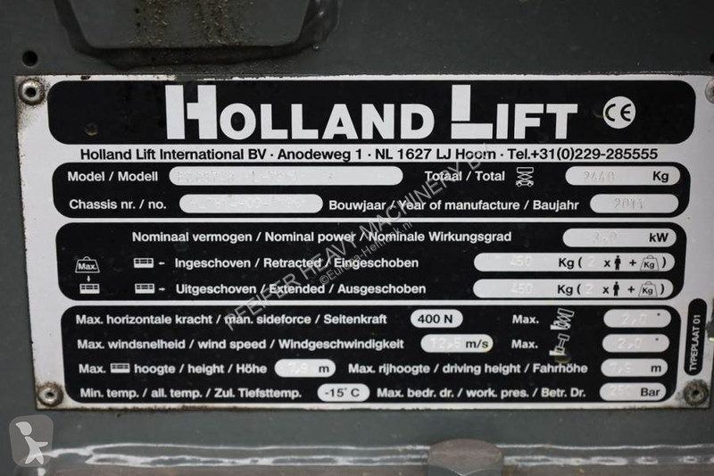 Lift Hollandlift Ecostar HL-7814 Electric, 10m...