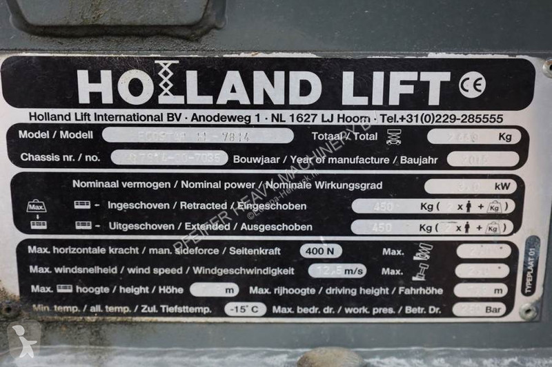 Hoogwerker Hollandlift Ecostar HL-7814