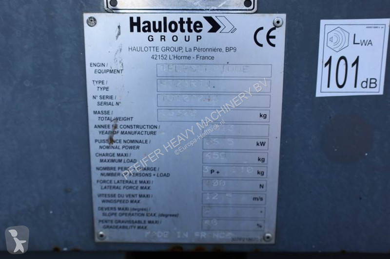 Hoogwerker Haulotte HT23RTJ PRO Diesel, 4x4x4...