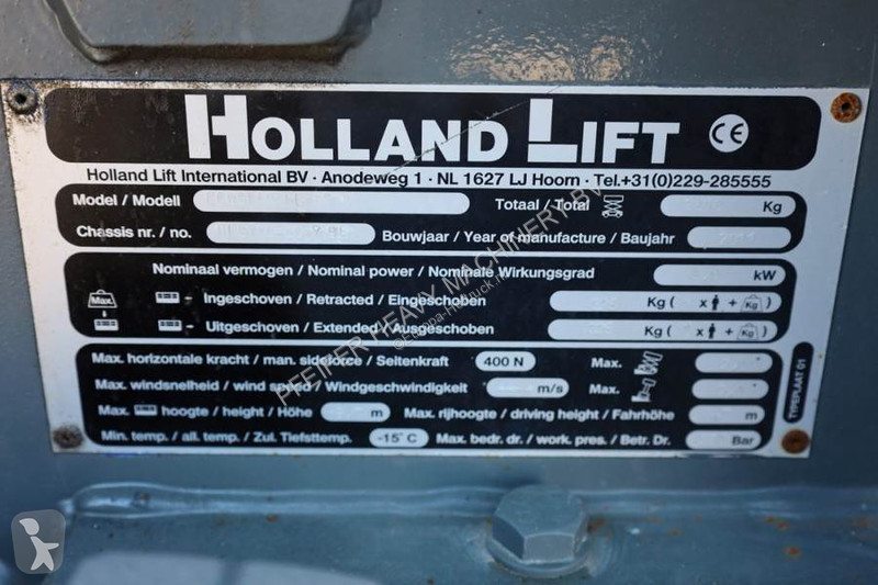 Hoogwerker Hollandlift Ecostar HL-9710...