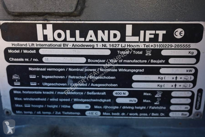 Piattaforma aerea Hollandlift Ecostar HL-9710...