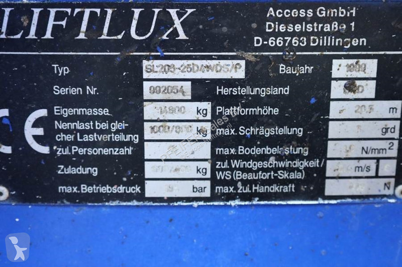 منصة تلسكوبية Liftlux SL205-25D Diesel, 4x4...