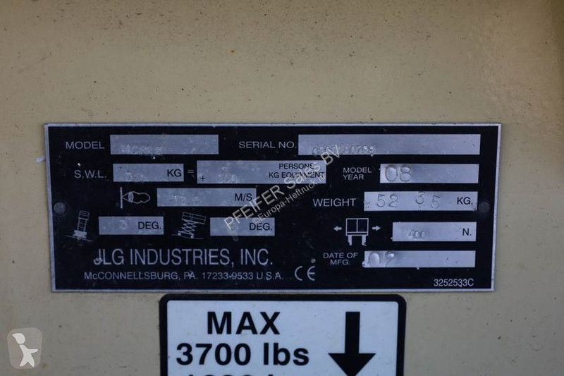 Piattaforma aerea JLG Electric, 14.2m Working...