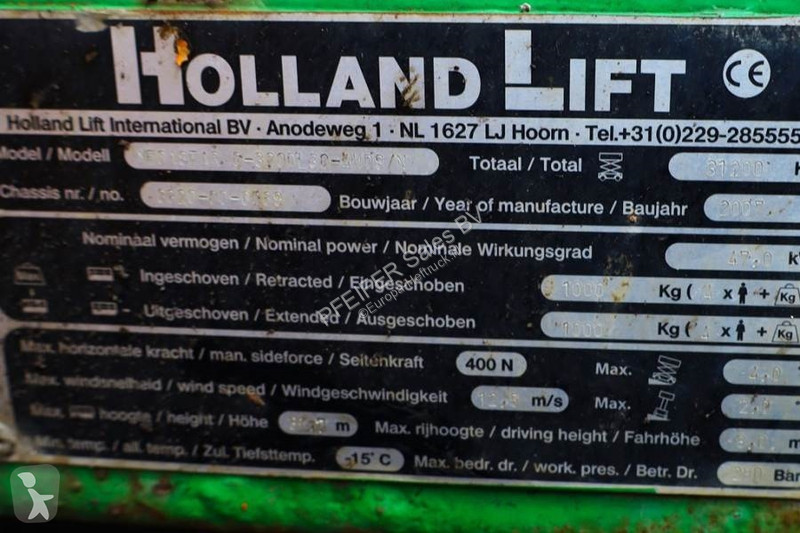 منصة تلسكوبية Hollandlift Megastar...