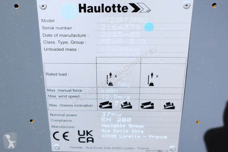 Hoogwerker Haulotte HT23RTJ PRO New, Valid...