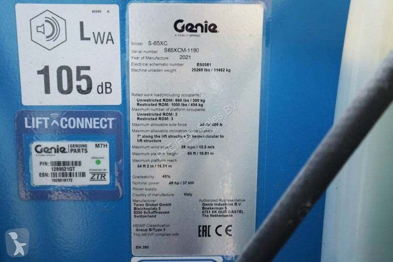 Nacelle Genie XC Guarantee! Diesel, 4x4 Drive,...