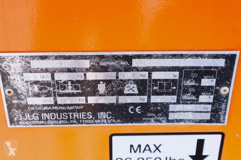 Nacelle JLG Diesel, 4x4 Drive And 4-Wheel...