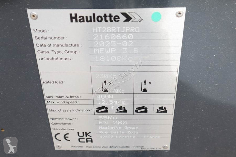 Nacelle Haulotte HT28RTJ Pro Guarantee! 4x4x4...
