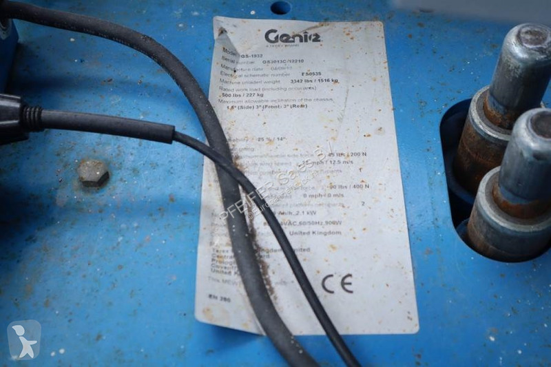 Nacelle Genie Electric, Working Height 7.8 m,...