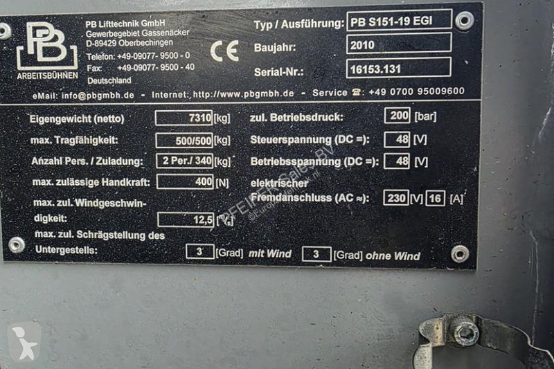 Lift PB LIFT S151-19EGI Electric, 4x4 Drive,...
