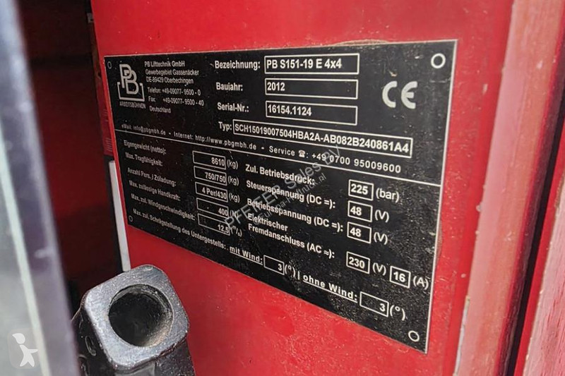 Vysokozdvižná plošina  S151-19E 4x4 Electric,...