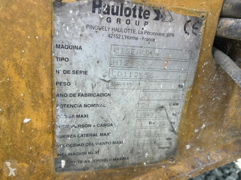 Plataforma elevadora Haulotte