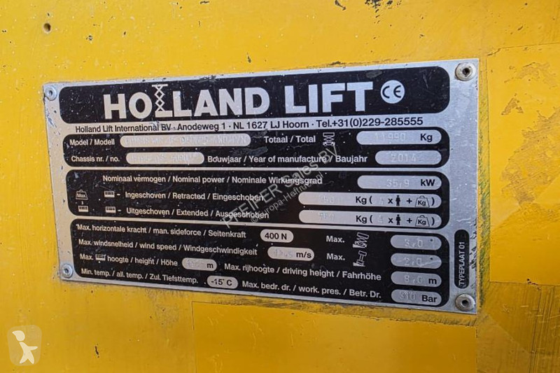 منصة تلسكوبية Hollandlift Combistar B-195DL25...