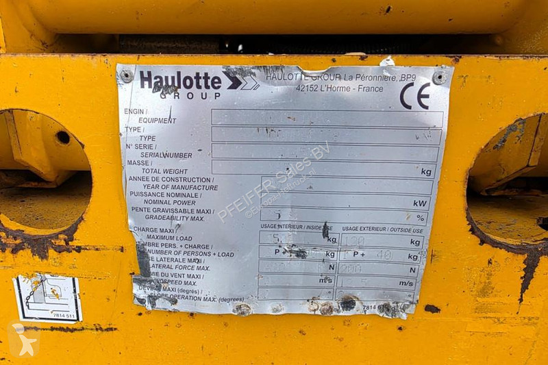 Vysokozdvižná plošina Haulotte Compact 8 As-...