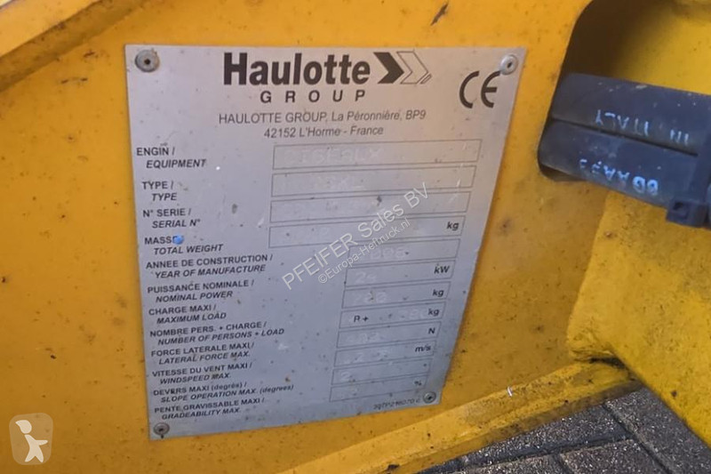 Hoogwerker Haulotte H12SXL As-Is, Diesel, 4x4...