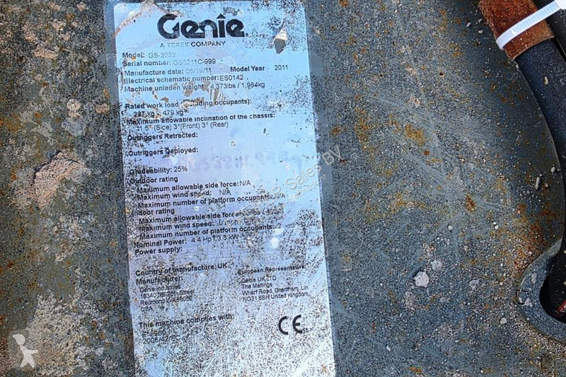 منصة تلسكوبية Genie Electric, 10m Working...