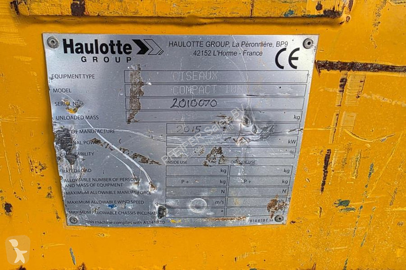 Plataforma elevadora Haulotte Compact 10N...