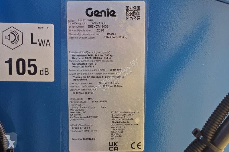 Vysokozdvižná plošina Genie XC Trax Valid...