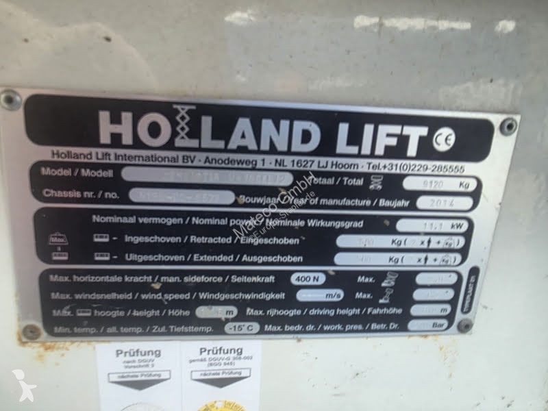 منصة تلسكوبية Hollandlift N-195EL12